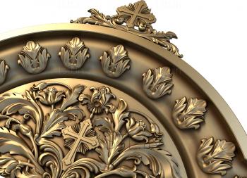 Church panel (PC_0143) 3D model for CNC machine